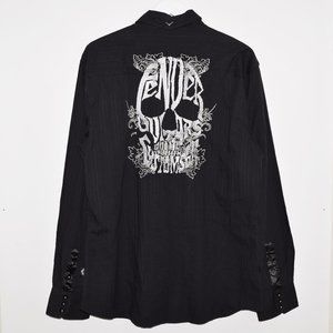 Fender Custom Shop Embroidered Skull Button Up